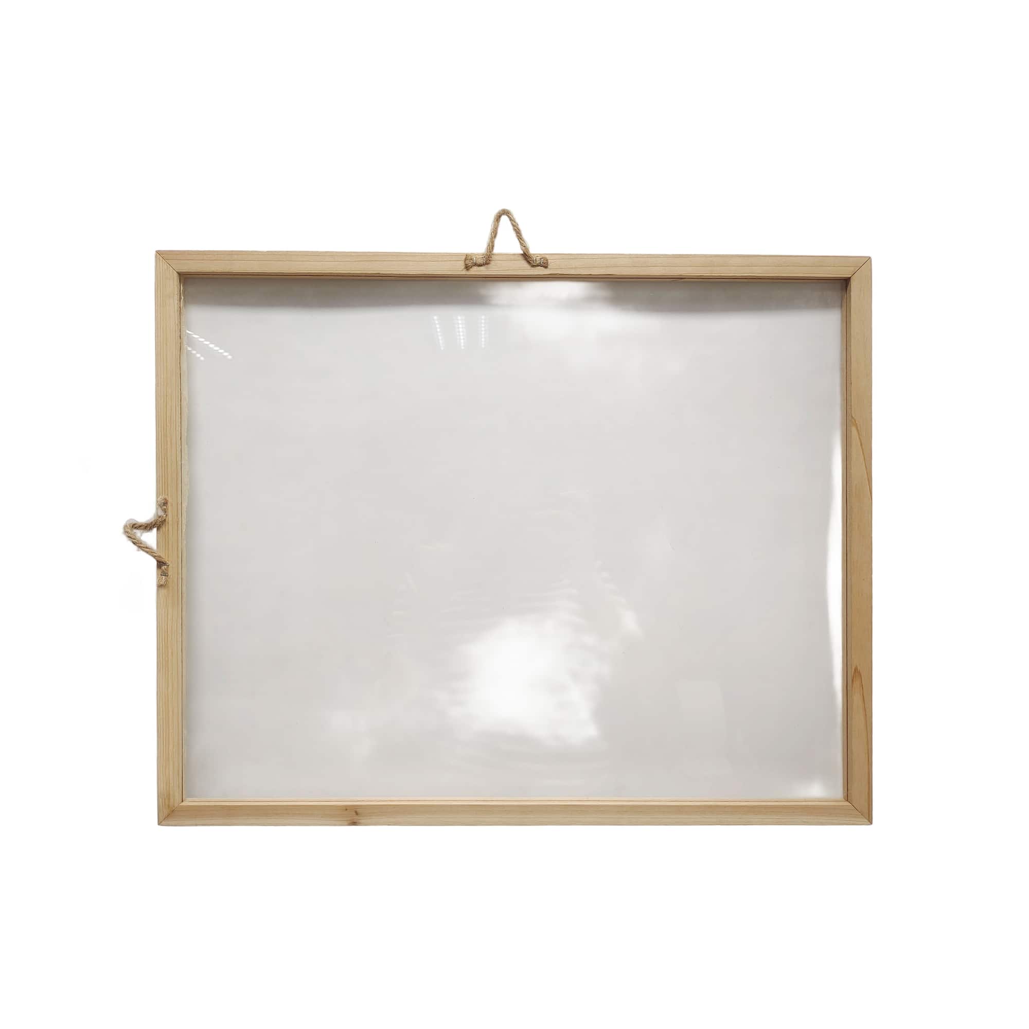 6 Pack: 16" x 20" Unfinished Wood Framed Acrylic Sign by Make Market®